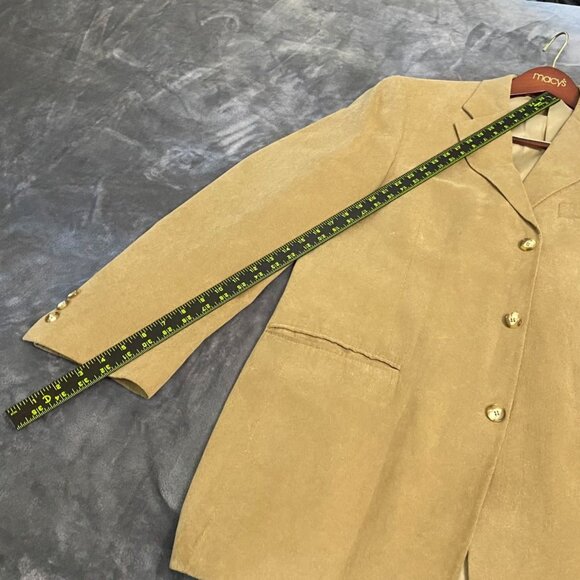 Daniel Gray Men's Blazer Jacket 42L Beige Corduroy Sport Coat SK Vintage Classic - Picture 11 of 16